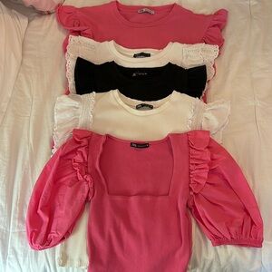 Bundle of Zara Tops size small-medium